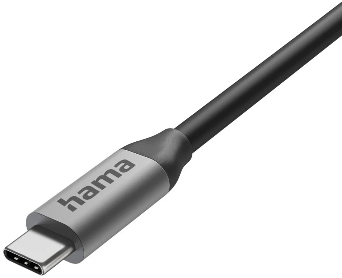 Hama 00200149 laptop dock poortrepl 2 orig - Hama Connect2Office Work USB-C Dockingstation (grijs)