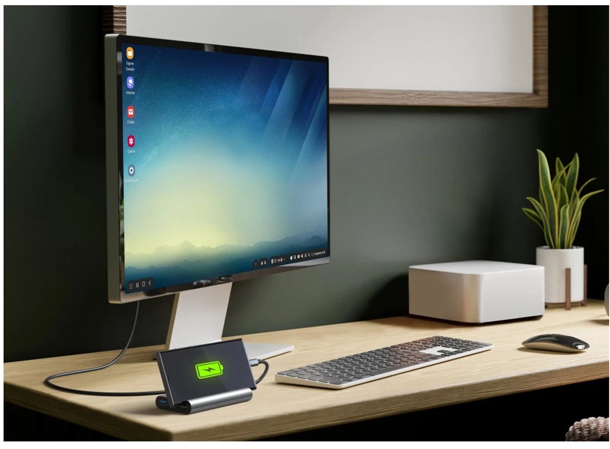 Hama connect2mobile usb c dockingst 4 orig - Hama Connect2Mobile USB-C Dockingstation (grijs)