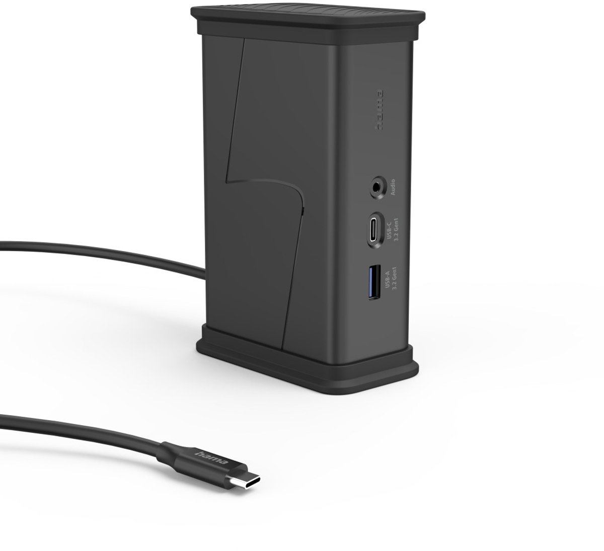 Hama connect2office black usb hub u 5 orig - Hama Connect2Office USB-C Dockingstation (grijs)