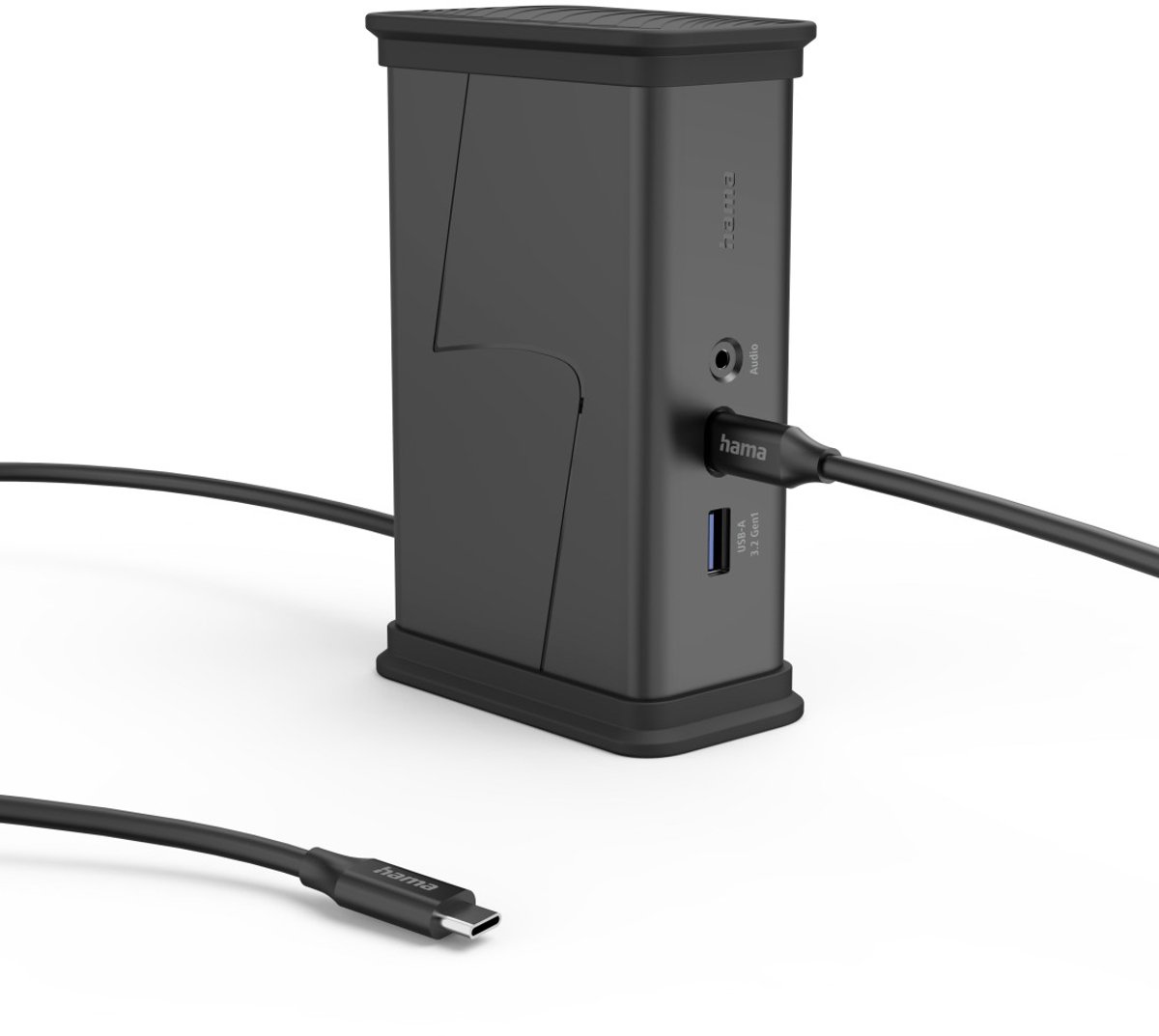Hama connect2office black usb hub u 6 orig - Hama Connect2Office USB-C Dockingstation (grijs)