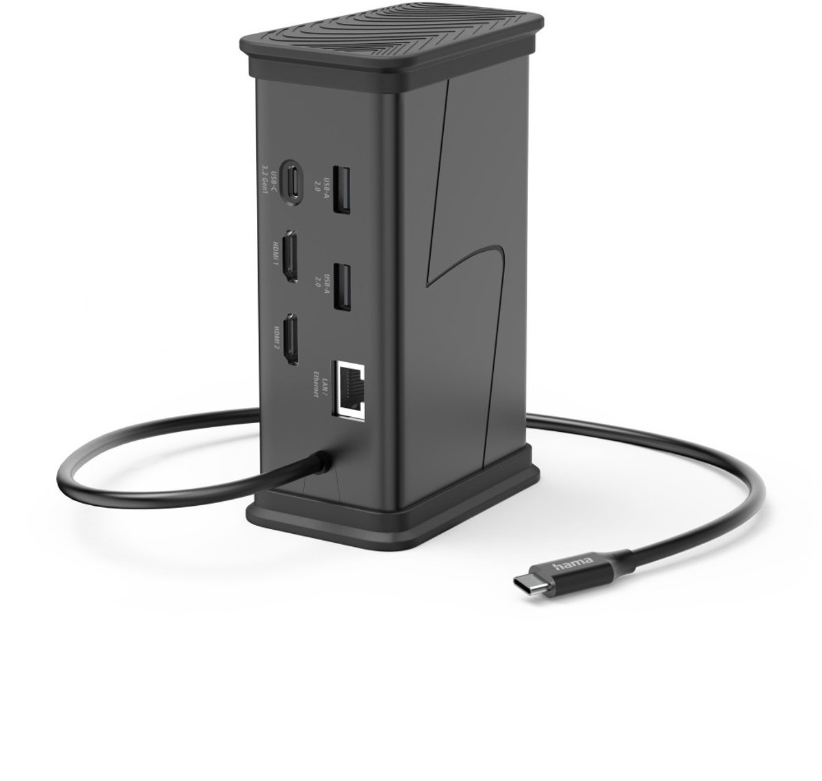 Hama connect2office black usb hub u