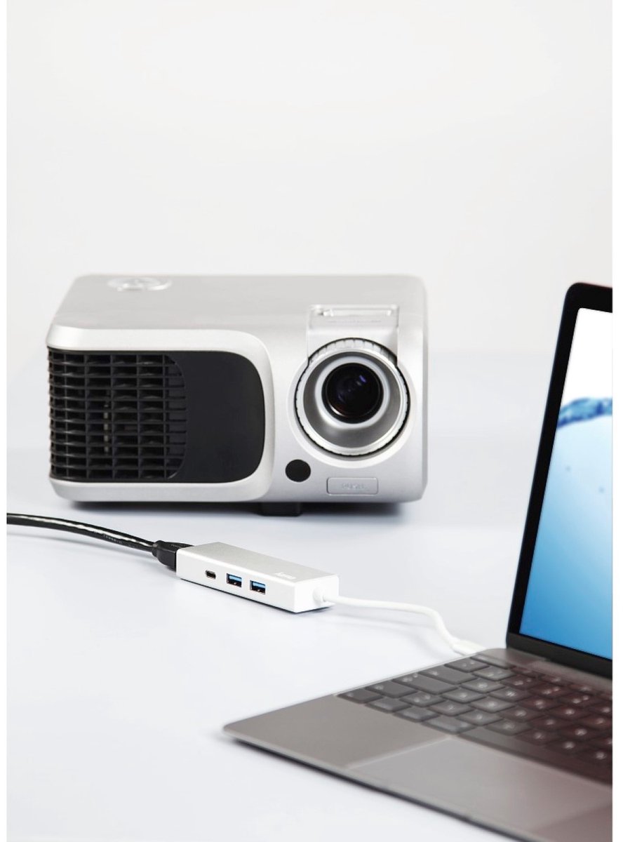 Hama usb 3 1 type c hub 2 orig - Hama USB-3.1-Type-C-Hub 1:3 "Aluminium", 2X USB-C Dockingstation