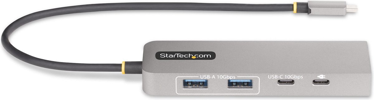 Hub usb c startech 10g2a1c25epd us 4 orig - StarTech.com 10G2A1C25Epd-USB-Hub USB-C USB-hub (grijs)