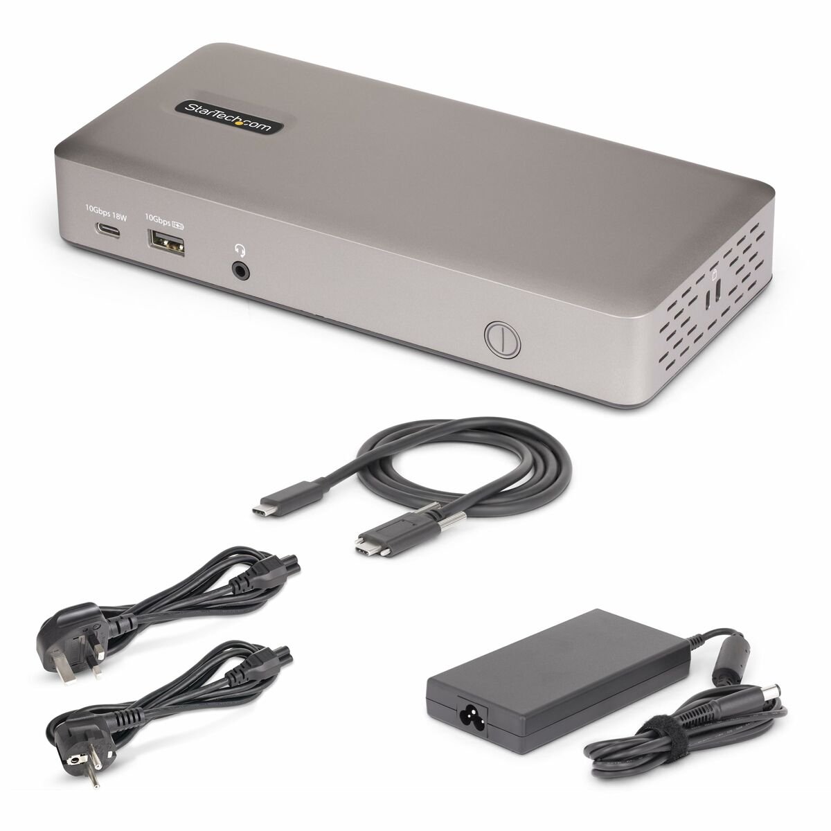 Hub usb startech 150ue usb4docktri 10 orig - StarTech.com 150Ue-Usb4Docktriple USB4 Dockingstation (grijs)