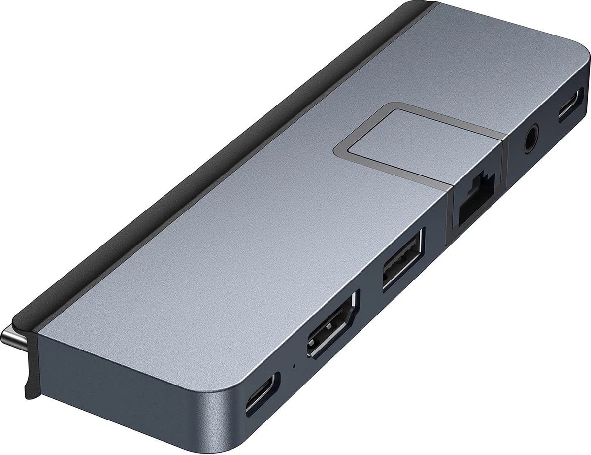 Hyper drive duo pro 7 in 2 4 orig - Hyper Drive DUO PRO 7-in-2 Hub USB-C Dockingstation (grijs)