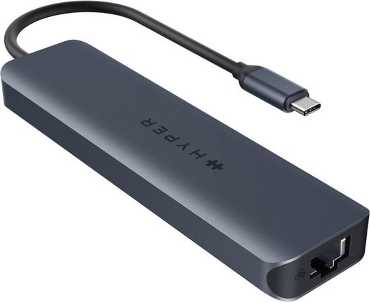 Hyper hd4003gl laptop dock poortrepl 2 orig - Hyper Hd4003Gl Laptop Dock USB-C USB-hub (blauw)