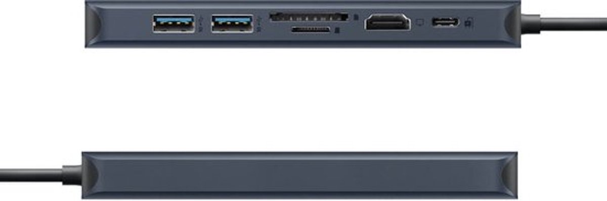 Hyper hd4003gl laptop dock poortrepl 3 orig - Hyper Hd4003Gl Laptop Dock USB-C USB-hub (blauw)