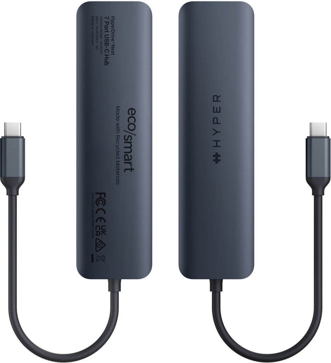 Hyper hd4003gl laptop dock poortrepl 6 orig - Hyper Hd4003Gl Laptop Dock USB-C USB-hub (blauw)