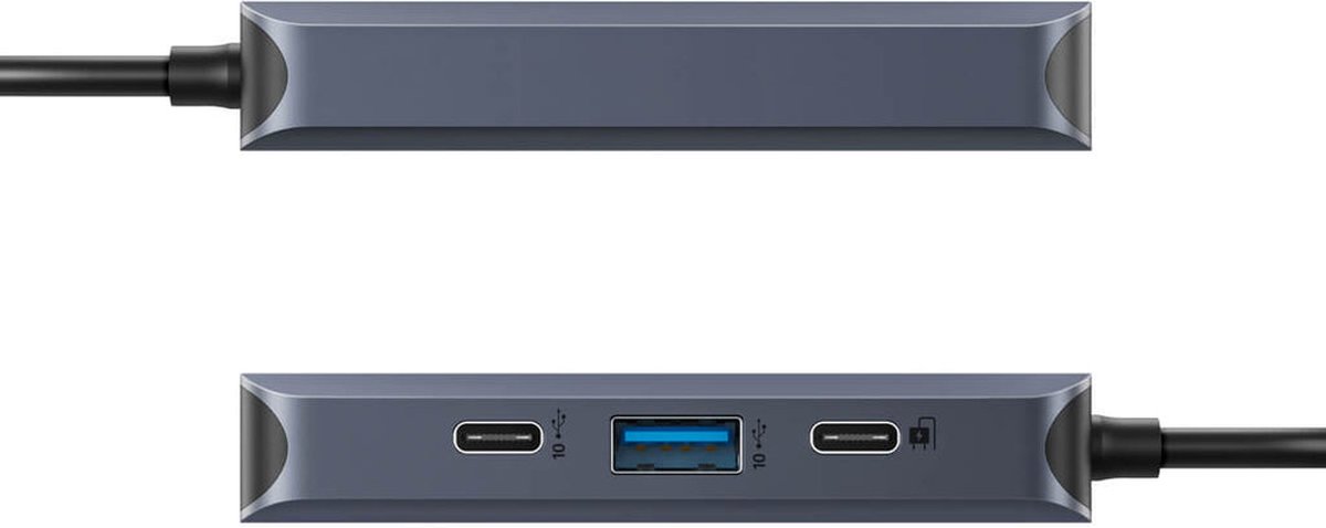 Hyper hyperdrive ecosmarttm gen 2 un 2 orig - Hyper Hyperdrive Gen.2 Universal 4-In-1 USB-C Dockingstation (grijs)
