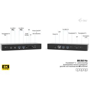 I tec thunderbolt 5 triple display d 4 orig - I-TEC TB5TRIPLEDOCKM2PD Thunderbolt 5 Dockingstation