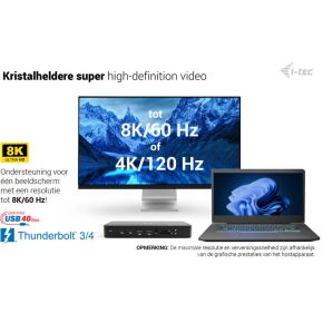 I tec thunderbolt 5 triple display d 8 orig - I-TEC TB5TRIPLEDOCKM2PD Thunderbolt 5 Dockingstation