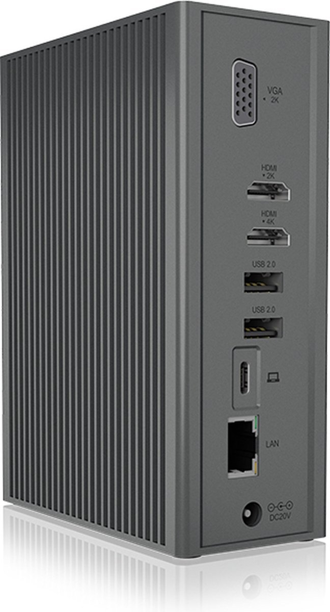 Icy box ib dk2262ac usb c dockings