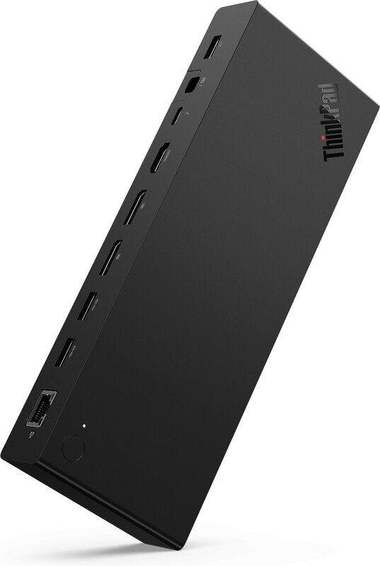 Lenovo 40bg0135ge laptop dock poortre 2 orig - Lenovo 40BG0135GE Thunderbolt 4 Dockingstation (zwart)