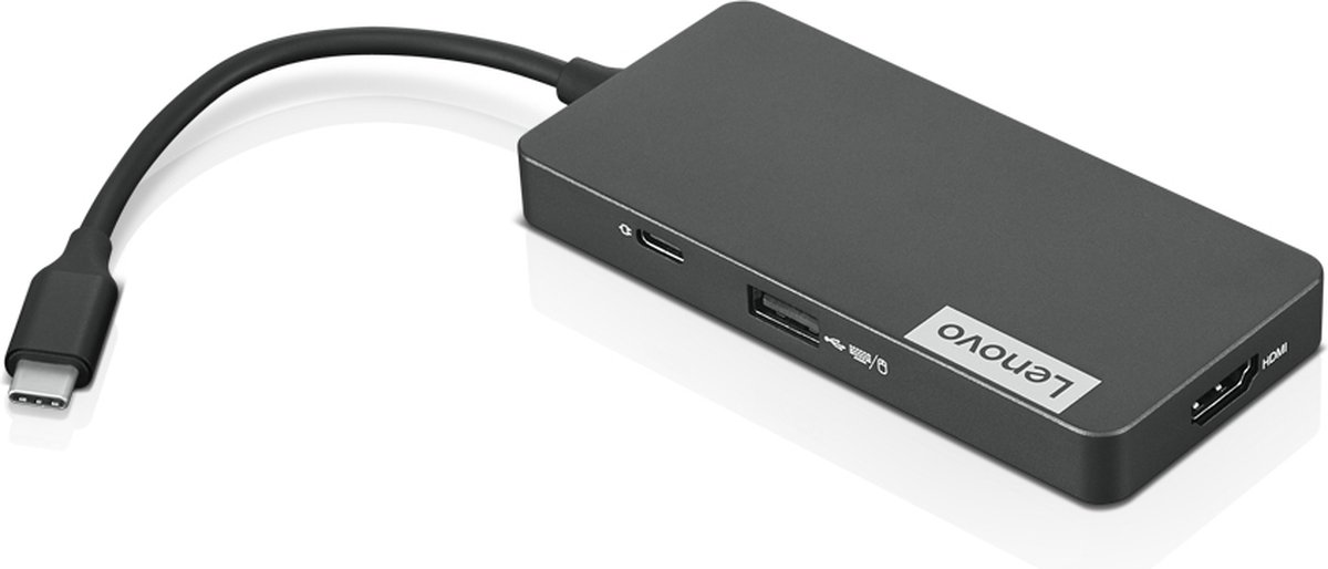 Lenovo gx90t77924 laptop dock poortre 2 orig - Lenovo Gx90T77924 Laptop Dock USB-C Poortreplicator (grijs)