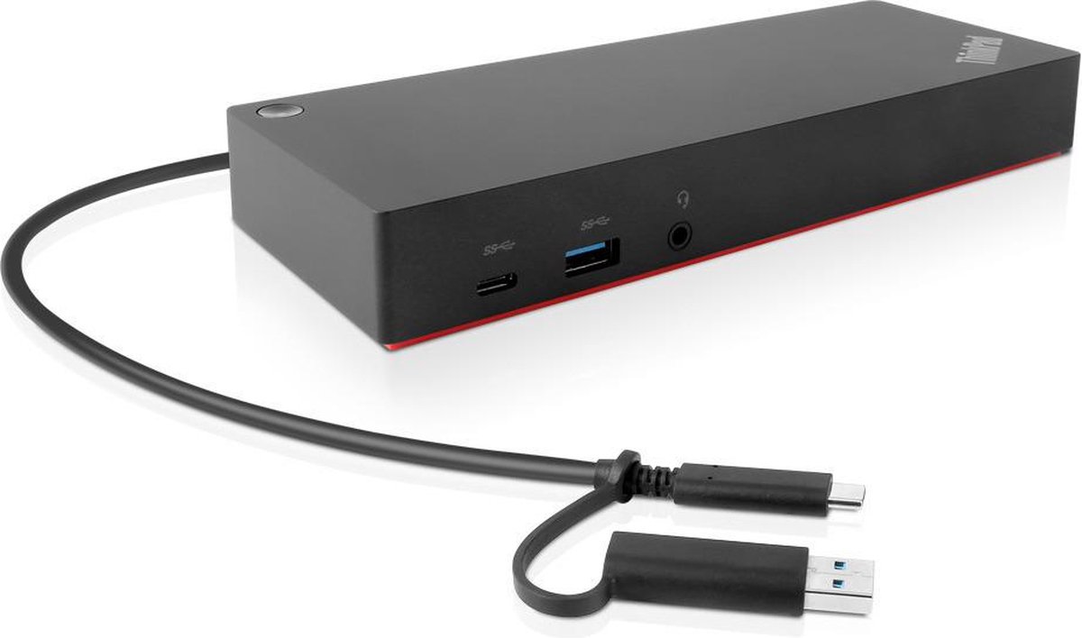 Lenovo thinkpad hybrid usb c with usb 4 orig - Lenovo Thinkpad Hybrid With USB-A Dock USB-C Dockingstation (zwart)