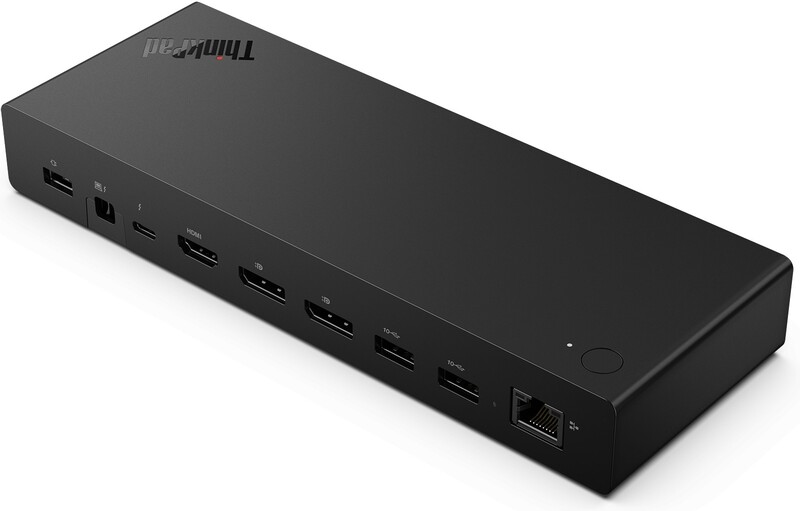 Lenovo tp tbt4 dock g2 7000 eu 2 orig - Lenovo 40BG0135EU Thunderbolt 4 Dockingstation (zwart)