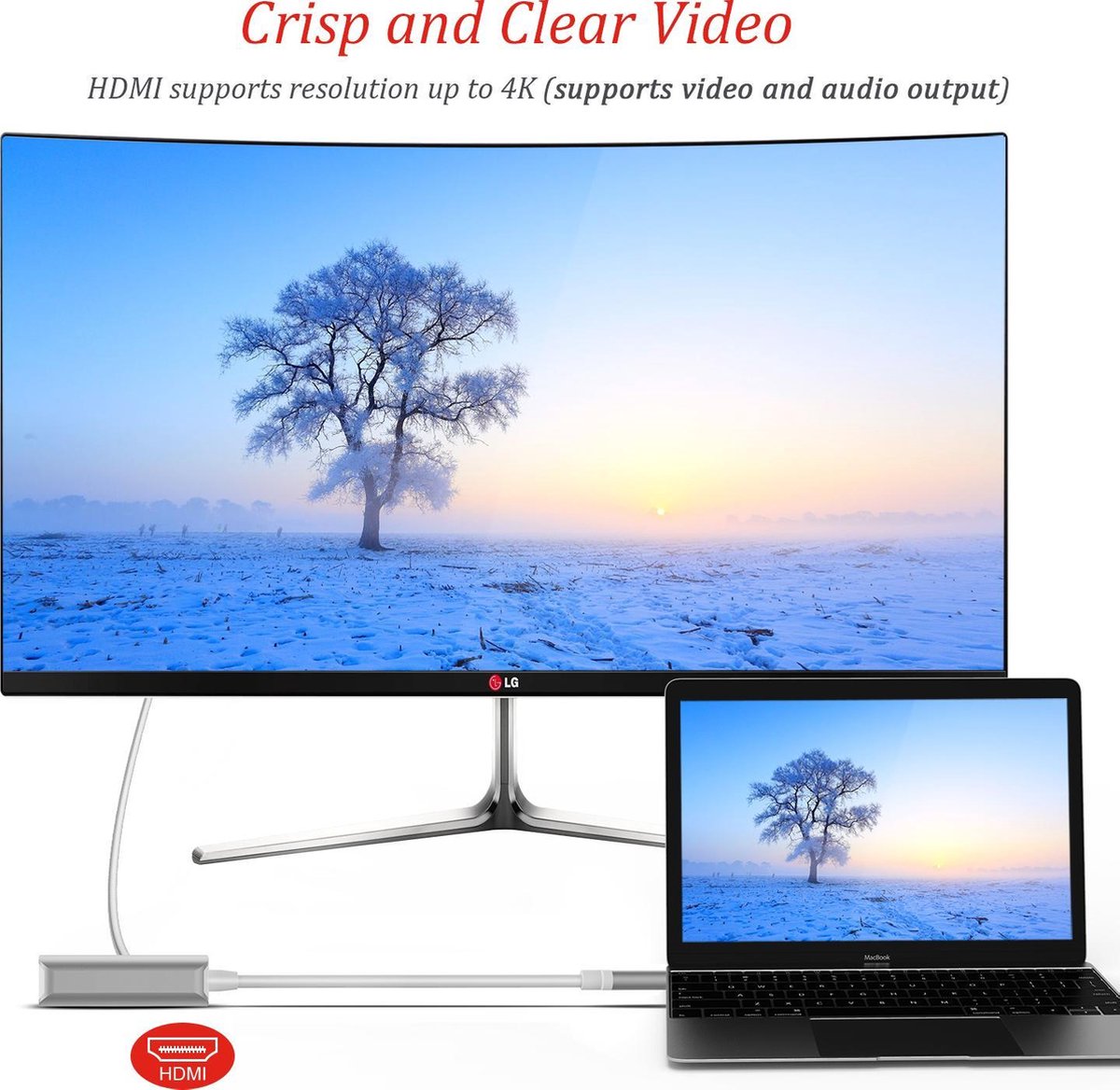 Lenovo usb c hub 4k en vga 3 orig - Lenovo Hub 4K HDMI En VGA Aluminium USB-C Poortreplicator