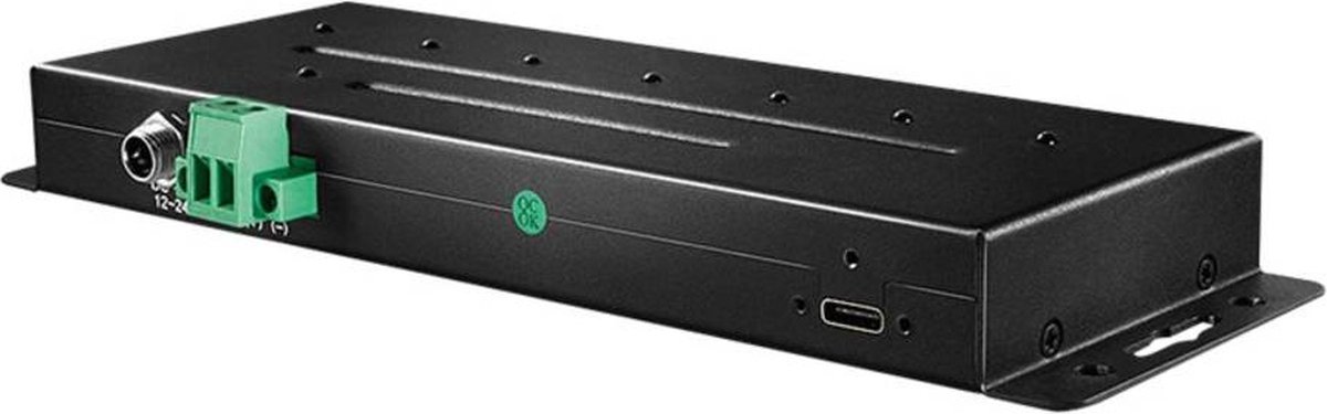 Lindy 43275 usb hub 7 poorten usb 4 orig - LINDY 43275 USB-A USB-hub (zwart)