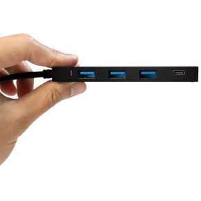 Logilink ua0311 usb 3 0 3 1 2 orig - Logilink UA0311 USB-C USB-hub (zwart)