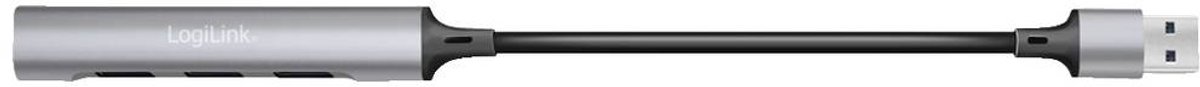 Logilink ua0391 usb 3 0 hub aluminium 2 orig - LogiLink Ua0391 USB 3.0-Hub Aluminium-Grijs USB-A USB-hub