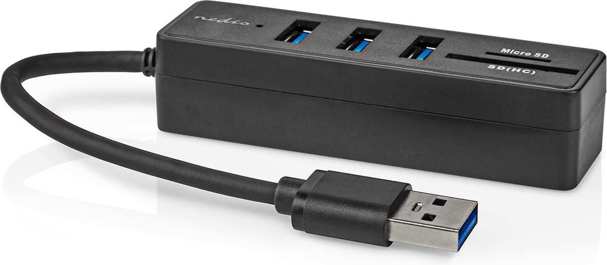 Nedis usb hub usb a male 3x 2 orig - Nedis USB-A USB-hub