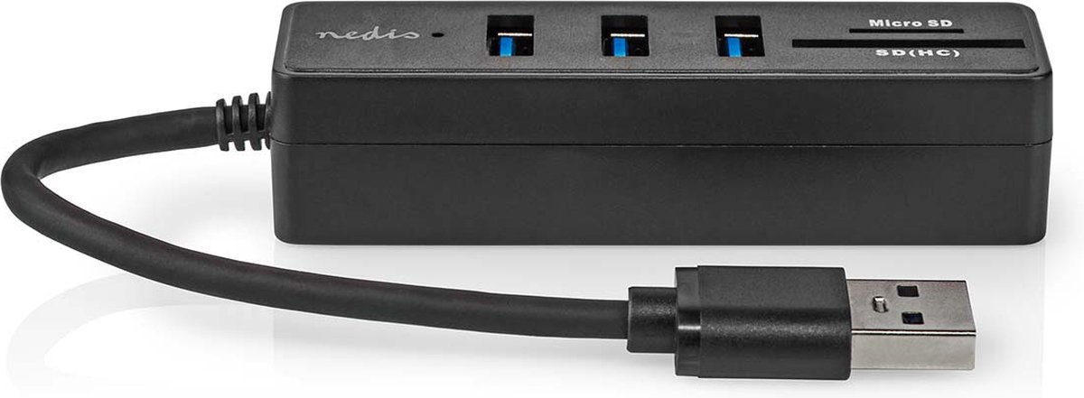 Nedis usb hub usb a male 3x