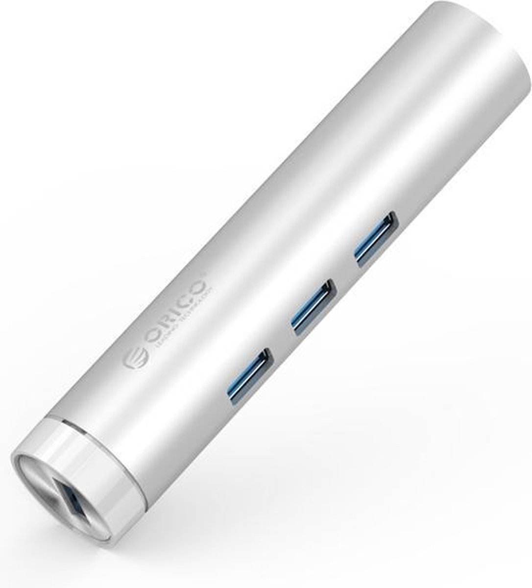 Orico aluminium usb3 0 hub met 3 7 orig - Orico Aluminium Usb3.0 Hub Met 3 Type-A Poorten 1 USB-C USB-hub