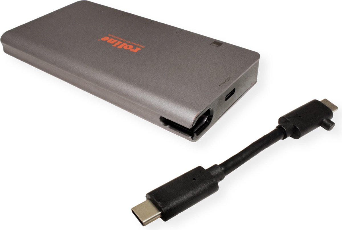 Roline usb type c docking station 4k 10 orig - ROLINE USB-C Dockingstation
