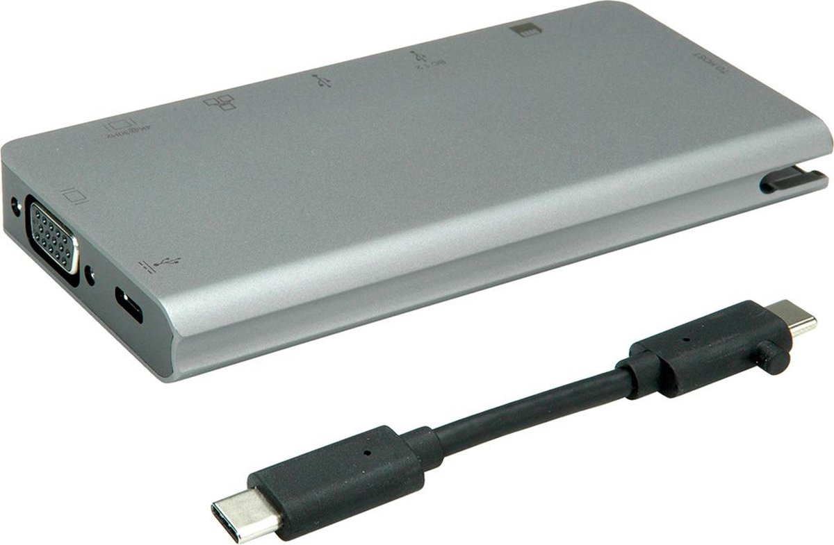 Roline usb type c docking station 4k 2 orig - ROLINE USB-C Dockingstation