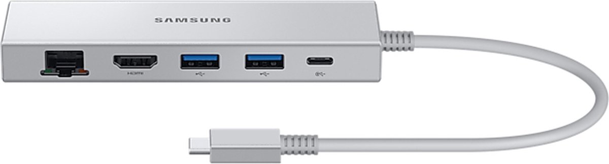 Samsung multiport adapter ee p5400 usb 2 orig - Samsung EE P5400 USB-C Poortreplicator (zilver)