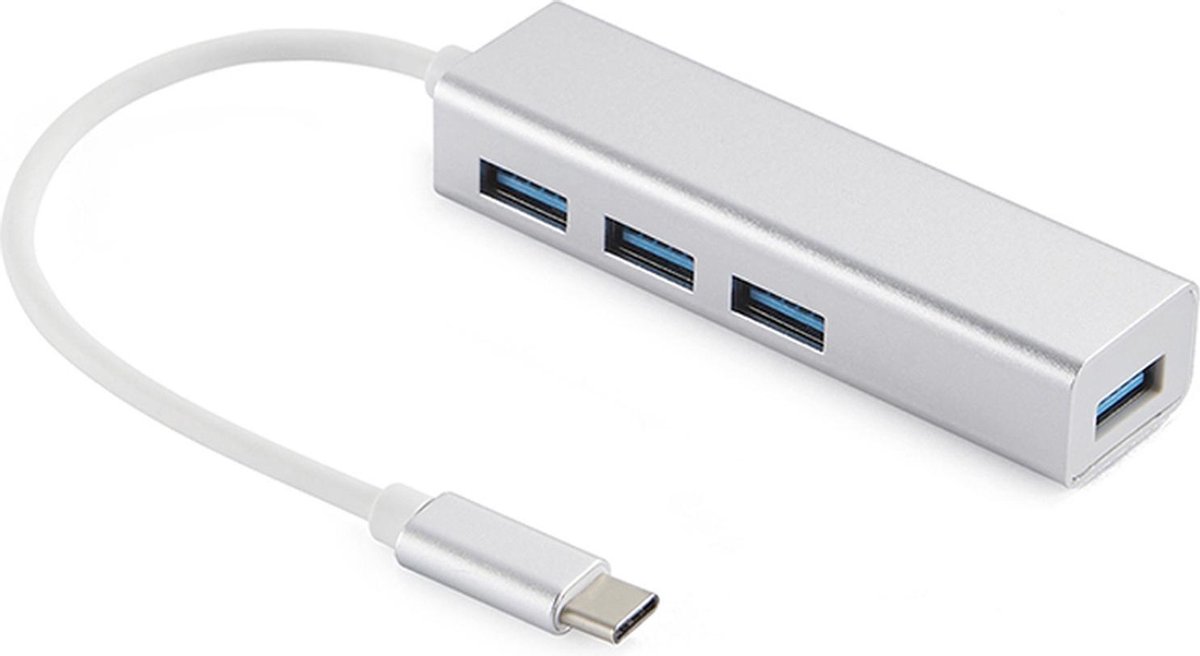 Sandberg 336 20 usb c to 4 5 orig - Sandberg 336-20 To 4 X USB 3.0 Hub Saver USB-C USB-hub (zilver)