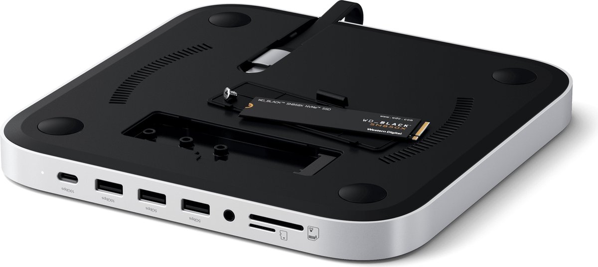 Satechi aluminum geschikt voor mac min 4 orig - Satechi Aluminum Geschikt Voor Mac Mini/Mac USB-C Dockingstation