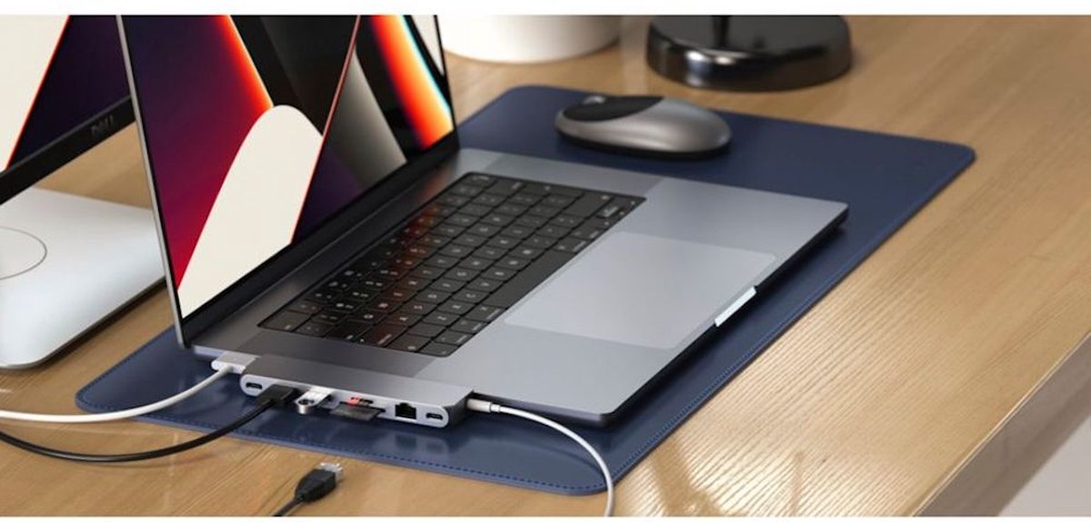Satechi pro hub max grijs 6 orig - Satechi Pro Hub Max USB-C USB-hub (grijs)