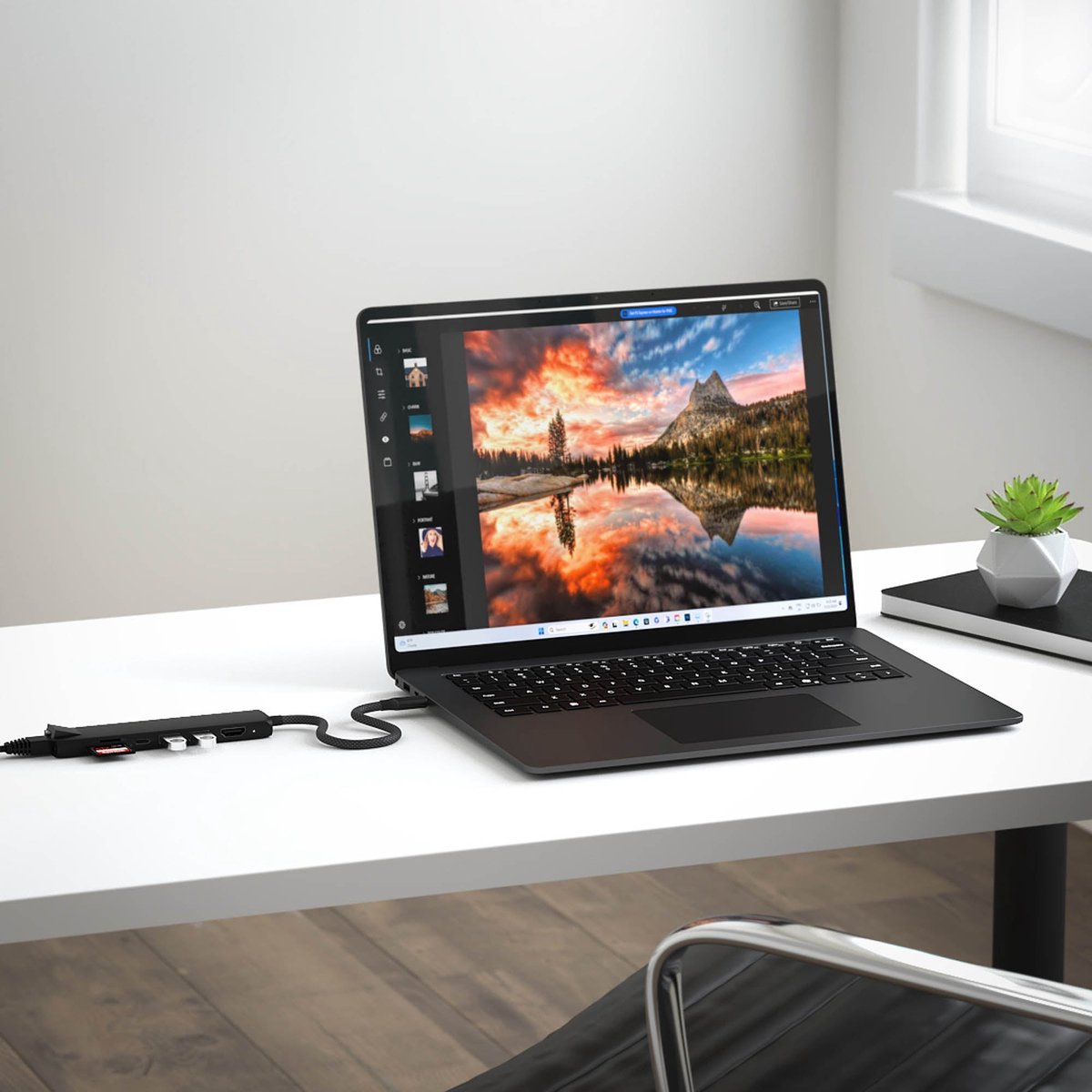Satechi st p7sk interface hub usb type 6883568 5 orig - Satechi St-P7Sk Interface Hub USB Type-C 10000 USB-C USB-hub (zwart)