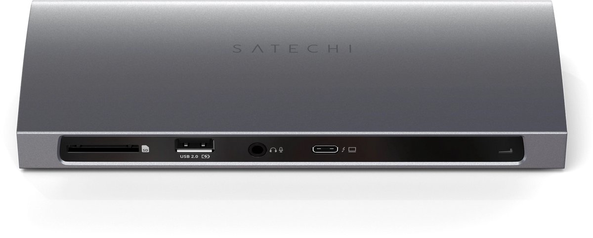 Satechi thunderbolt 4 multiport alles 9 orig - Satechi Multiport Alles-In-Één Thunderbolt 4 Dockingstation (grijs)
