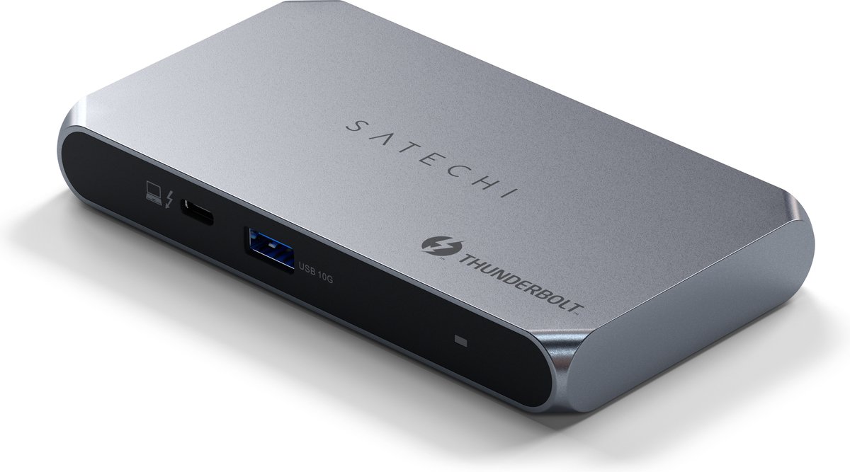 Satechi thunderbolt 4 slim hub pro eu 9 orig - Satechi Slim Hub Pro Eu Thunderbolt 4 Dockingstation (grijs)