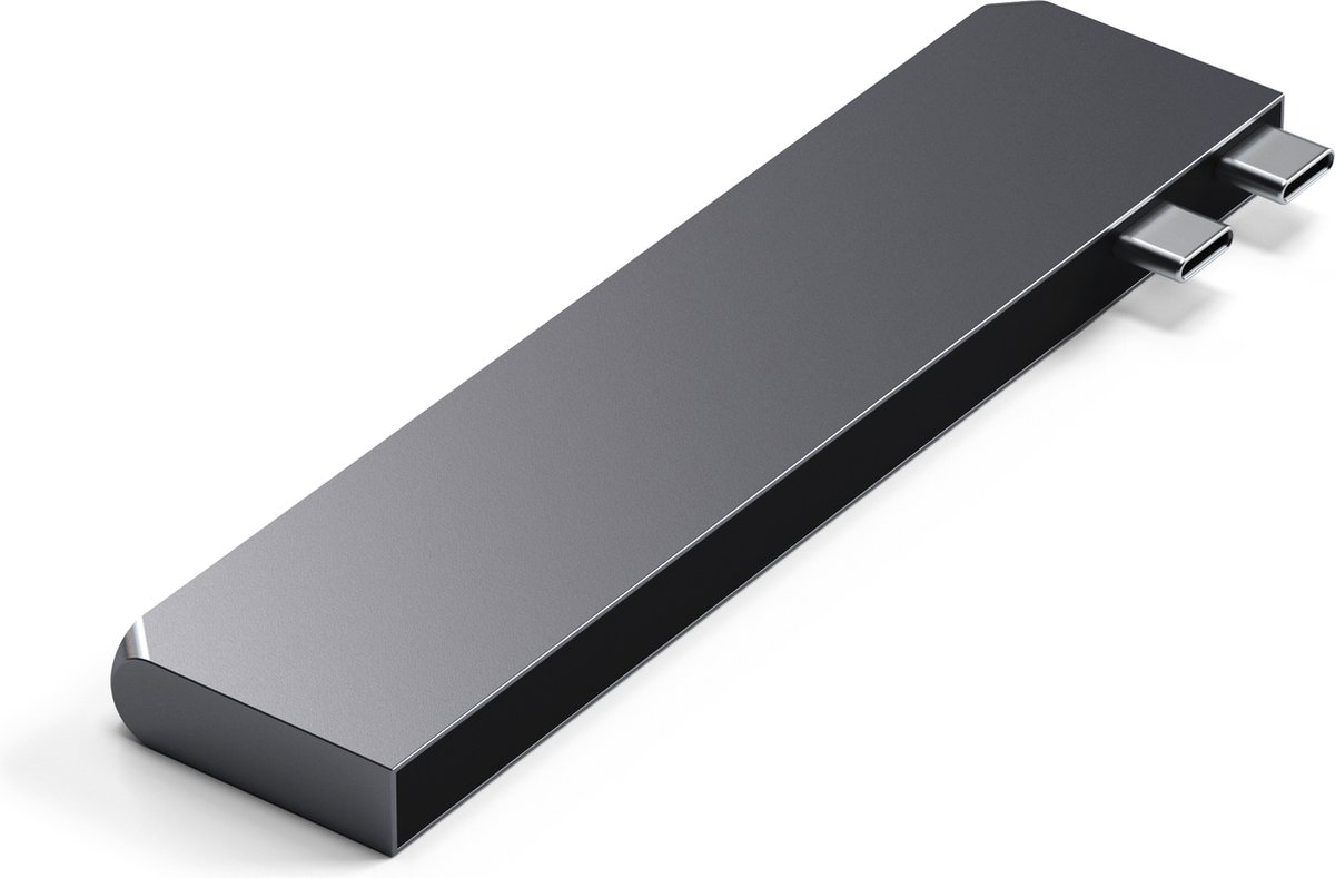 Satechi usb c pro hub slim adapter 6883409 2 orig - Satechi Pro Hub Slim Adapter USB-C USB-hub (grijs)