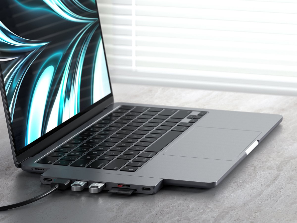 Satechi usb c pro hub slim adapter 6883409 5 orig - Satechi Pro Hub Slim Adapter USB-C USB-hub (grijs)