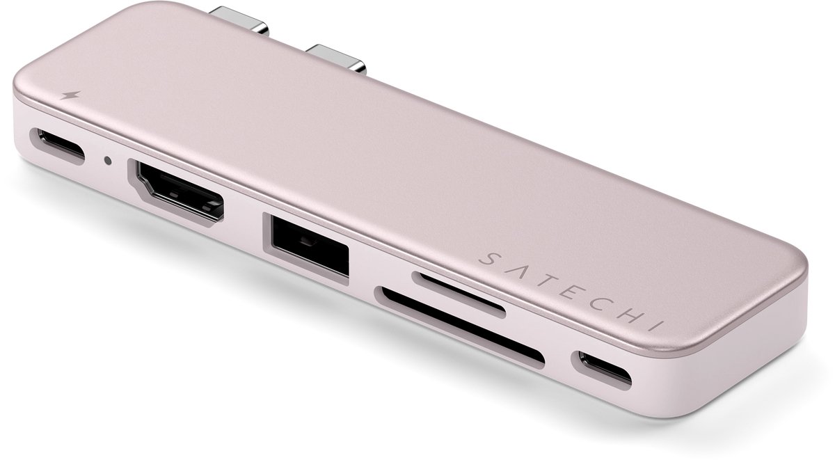 Satechi usb c snap hub macbook neo 7626467 2 orig - Satechi Snap Hub Macbook Neo 13 Dubbele USB-C Dockingstation