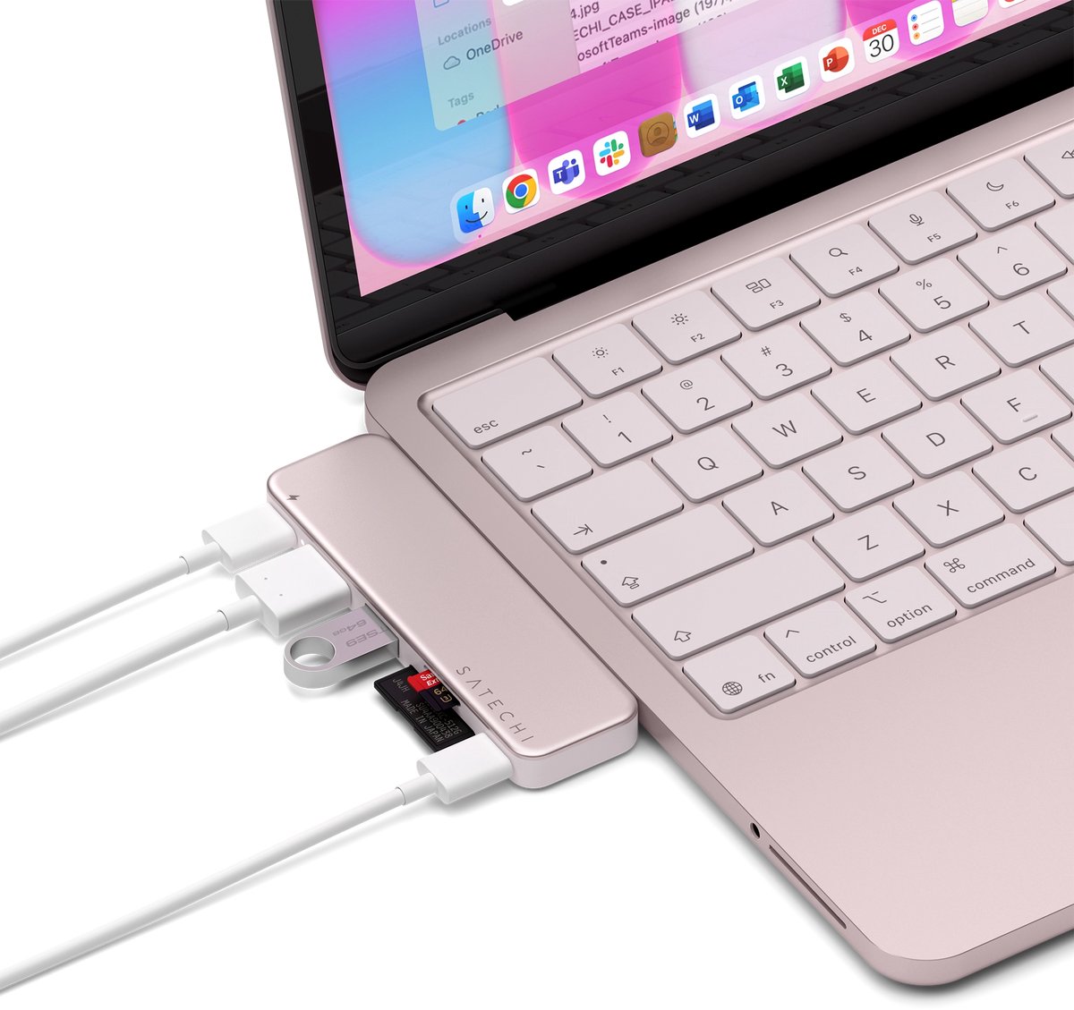 Satechi usb c snap hub macbook neo 7626467 6 orig - Satechi Snap Hub Macbook Neo 13 Dubbele USB-C Dockingstation