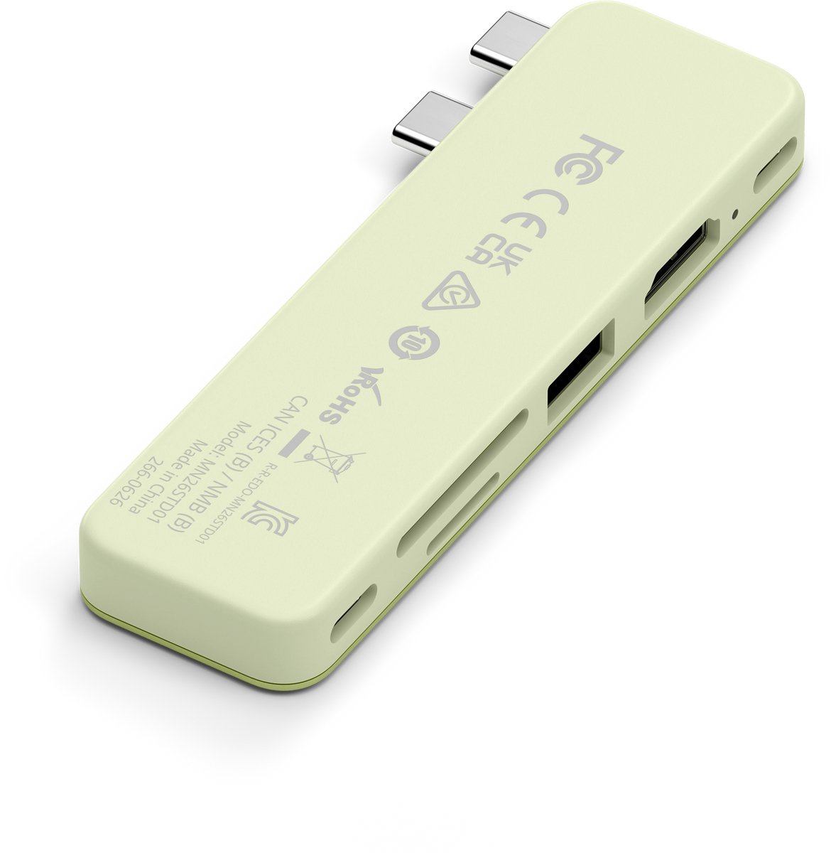 Satechi usb c snap hub macbook neo 7656336 2 orig - Satechi Snap Hub Macbook Neo 13 Dubbele USB-C Dockingstation