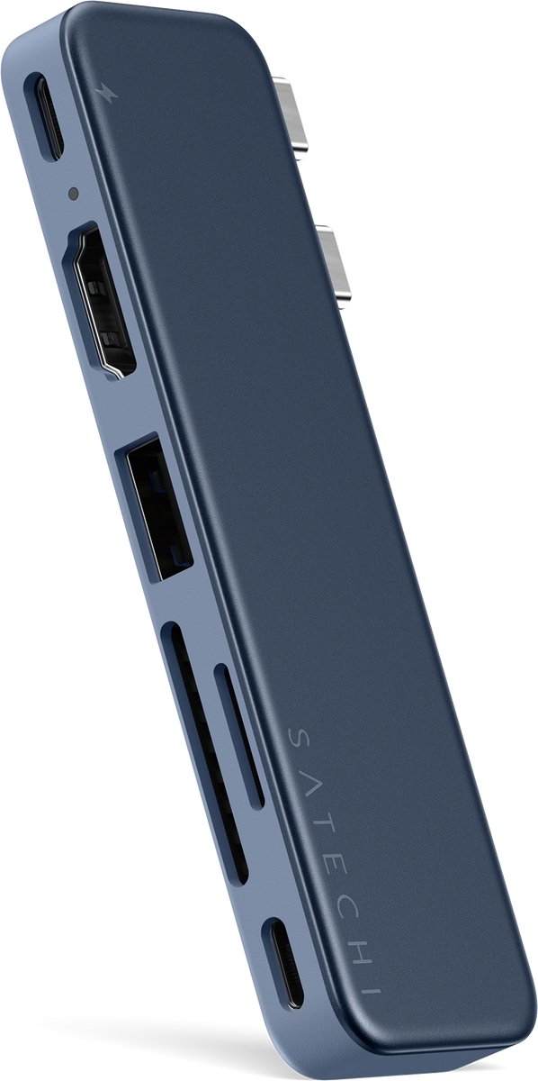 Satechi usb c snap hub macbook neo 7656359 2 orig - Satechi Snap Hub Macbook Neo 13 Dubbele USB-C Dockingstation