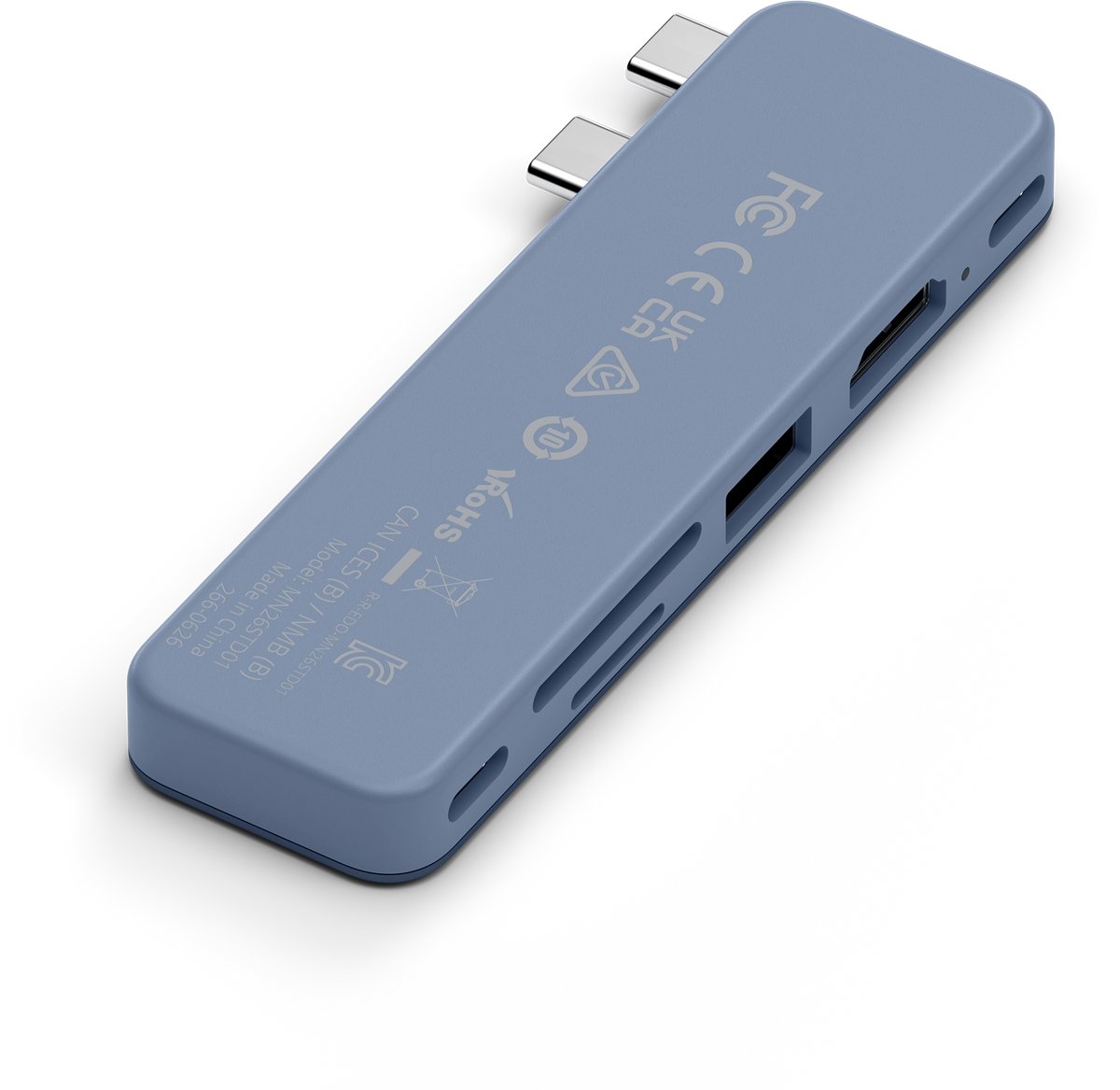 Satechi usb c snap hub macbook neo 7656359 3 orig - Satechi Snap Hub Macbook Neo 13 Dubbele USB-C Dockingstation