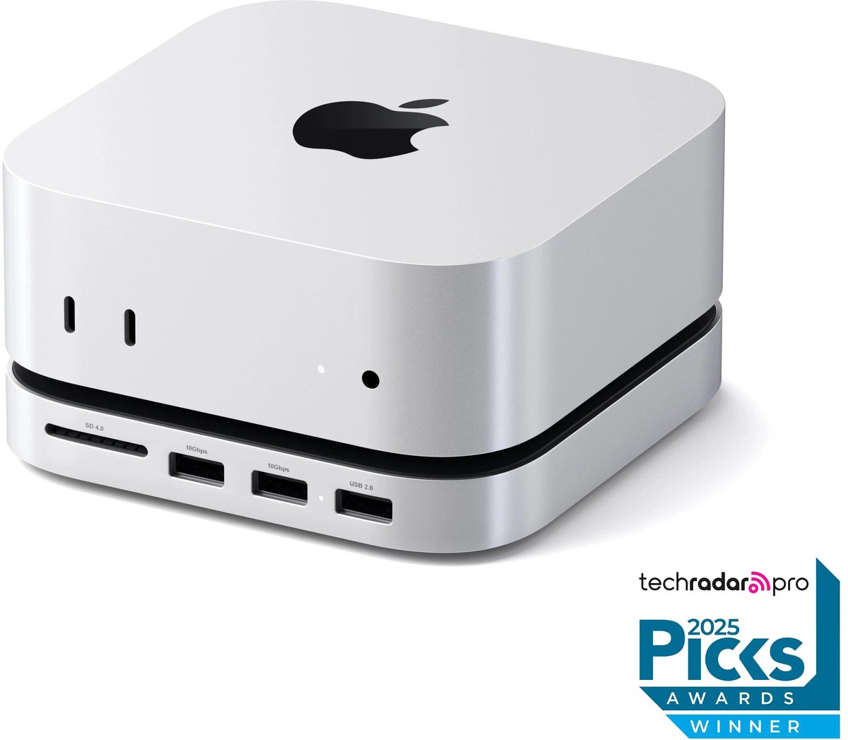 Satechi usb c stand hub mac mini 4 orig - Satechi Stand/Hub Mac Mini M4 (SSD) USB-C Dockingstation (grijs)
