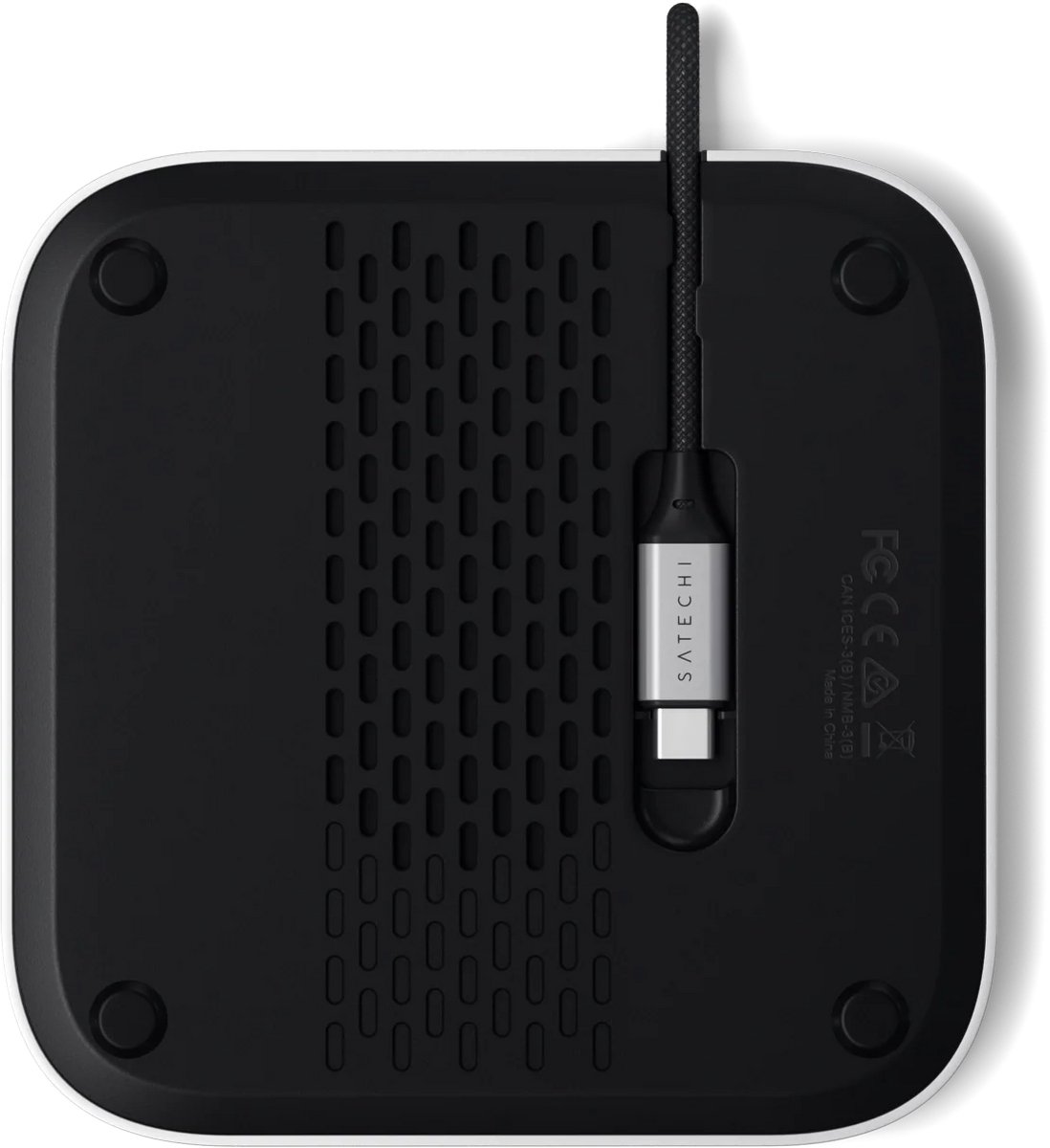 Satechi usb c stand hub mac mini 9 orig - Satechi Stand/Hub Mac Mini M4 (SSD) USB-C Dockingstation (grijs)