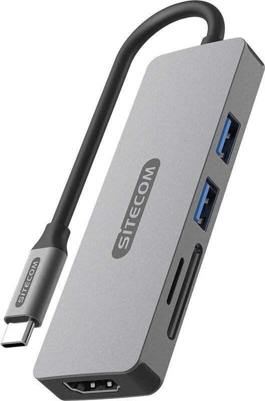 Sitecom 5 in 1 usb c multiport 6874591 - Sitecom CN-5501 USB-C Dockingstation