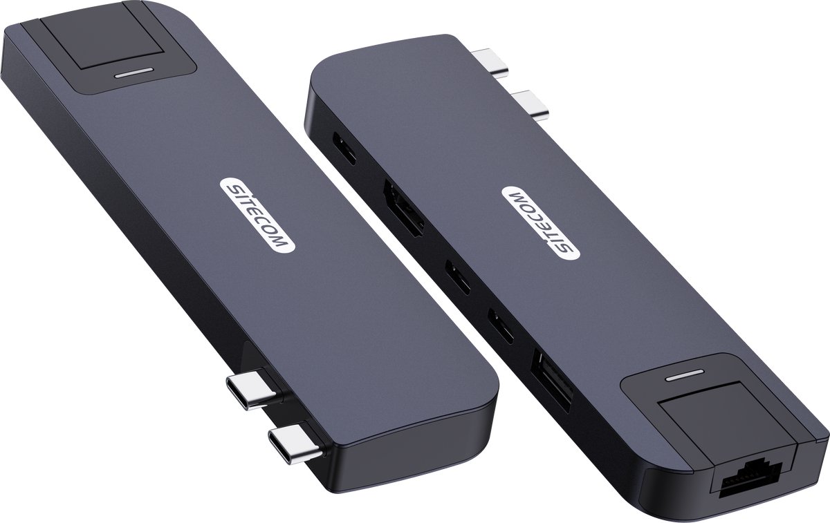Sitecom multiport hub 6 in 2 macbook 6883679 3 orig - Sitecom USB-C Dockingstation