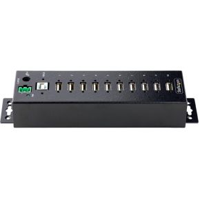 Startech com 10 port industriele usb 2 3 orig - StarTech.com USB210AIND-USB-A-HUB USB-hub (zwart)