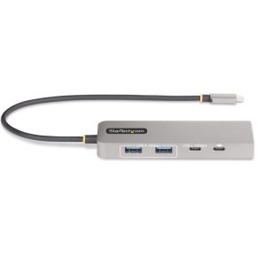 Startech com 10g2a1c25epd usb hub lapto 3 orig - StarTech.com 10G2A1C25EPD-USB-HUB USB-C USB-hub (zilver)