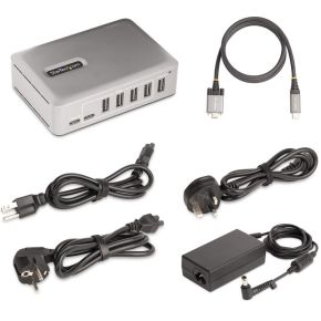 Startech com 10g5a2cs usb c hub interfa 7 orig - StarTech.com 10G5A2CS-USB-C-HUB USB-hub (zilver)